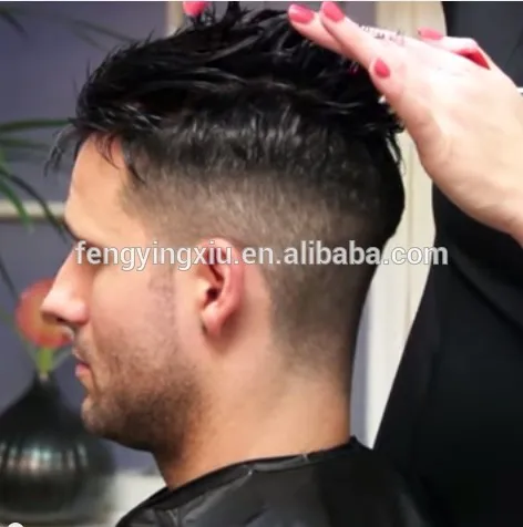 factory direct sale 100% human hair system mono toupee mens hair systems toupee High quality wigs for men