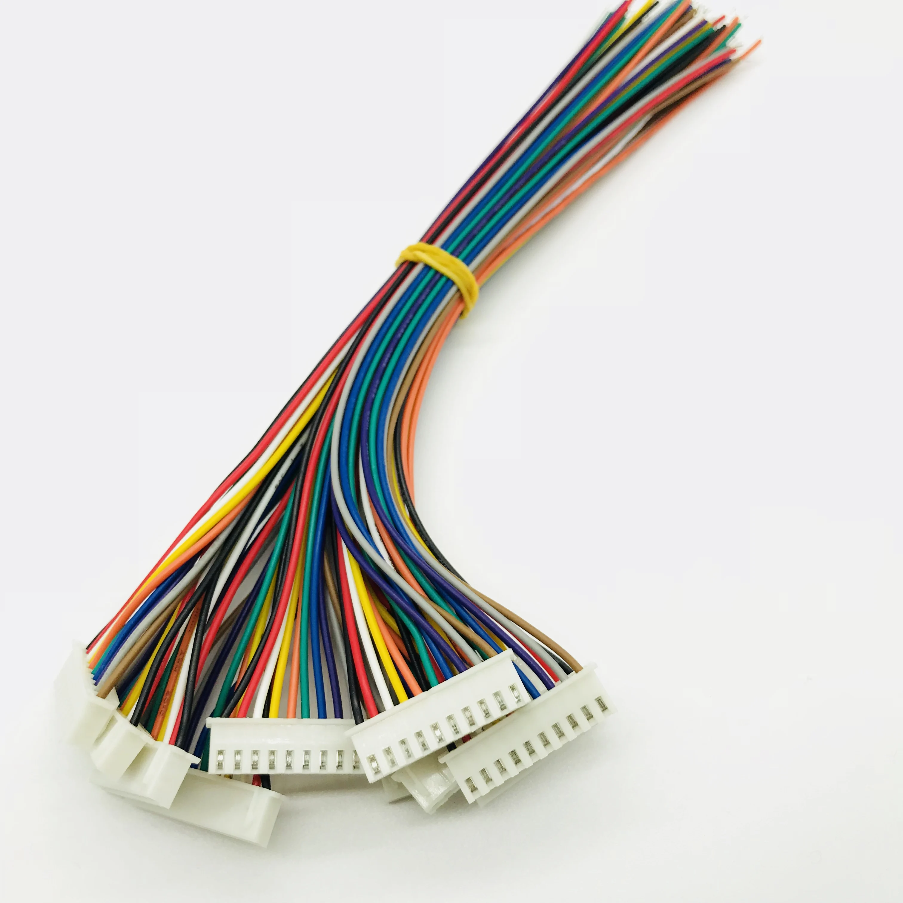 JST XHS 2.54mm pitch 5Pin 500mm length red white flat ribbon cable