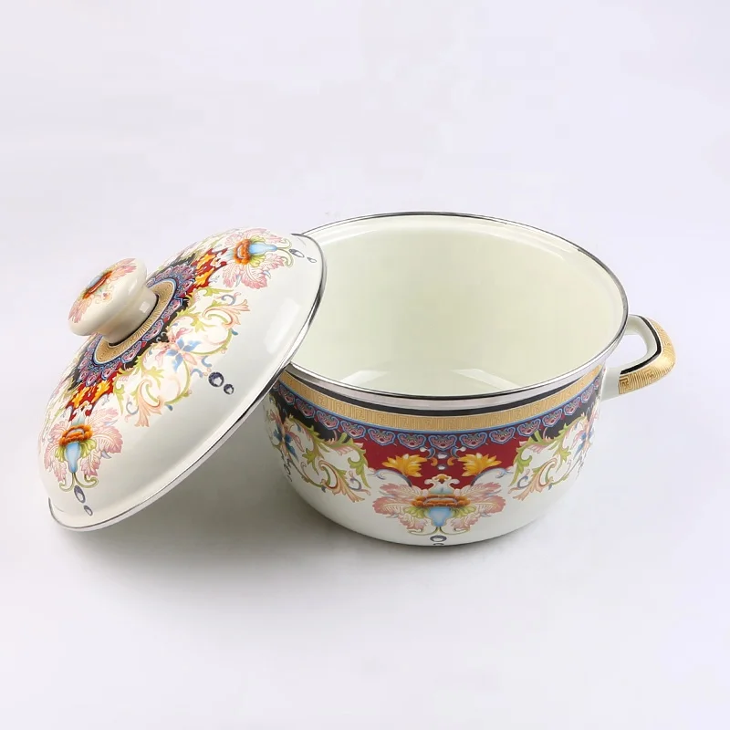 Royal noble enamel pot set