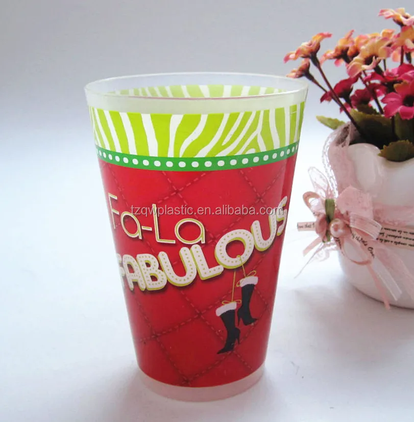 BPA Free 14OZ plastic stadium cup with handle for 2014 Brazil World Cup