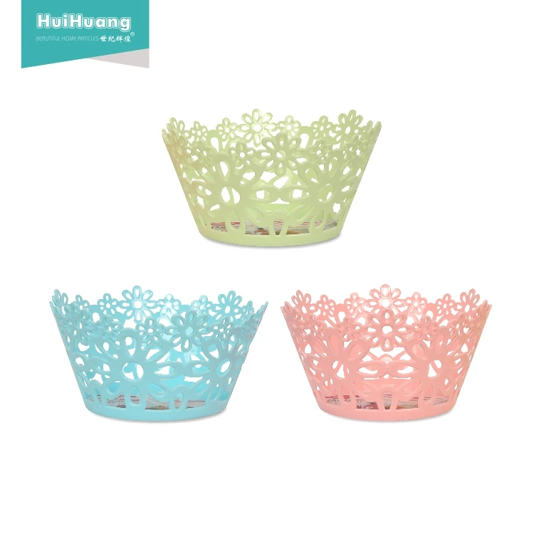 2021 eco friendly new design 1 set 3 pieces basket plastic storage baby bath toy organizer