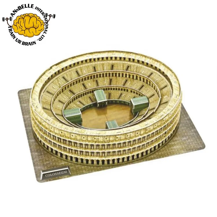 3D пазл из пенополистирола, 3D пазл, здание колозейской модели (Италия)
