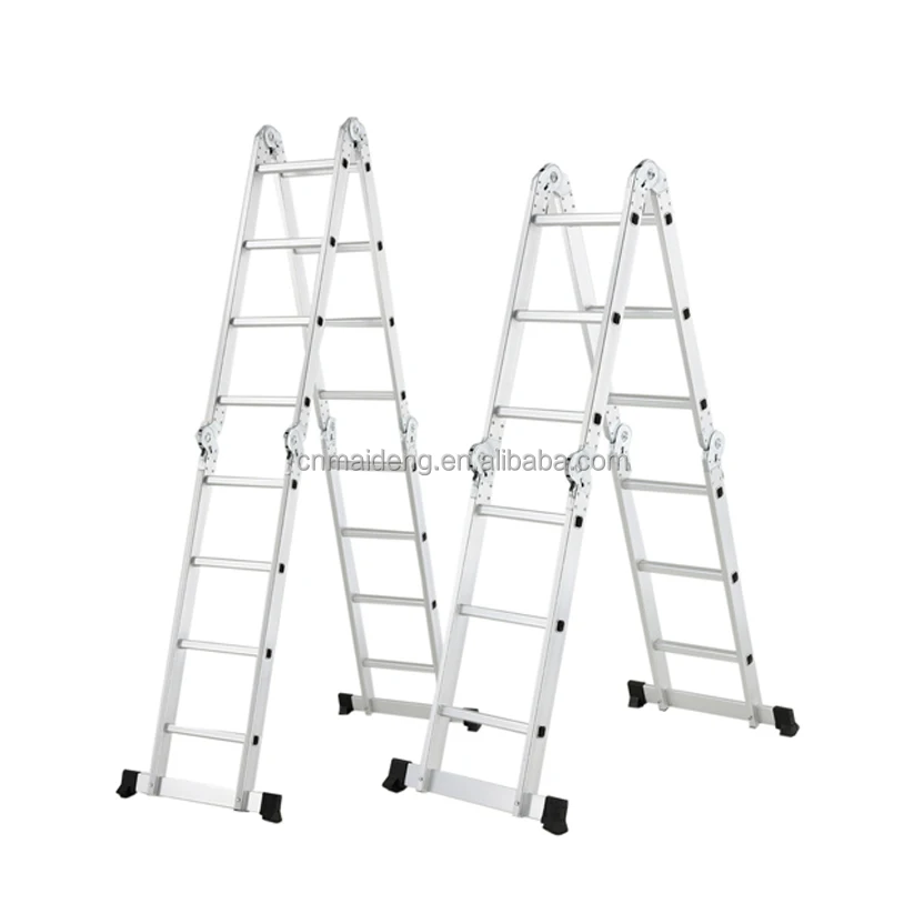 Multipurpose Ladder EN 131 Aluminium Material 12.5 Ft Step Ladders with 150Kg  max load