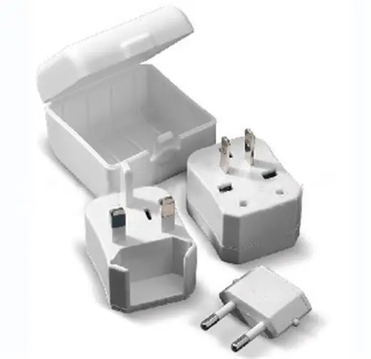 Travel Adapter Plug Compact Worldwide International Kit - Works in Europe, Asia, Australia, America