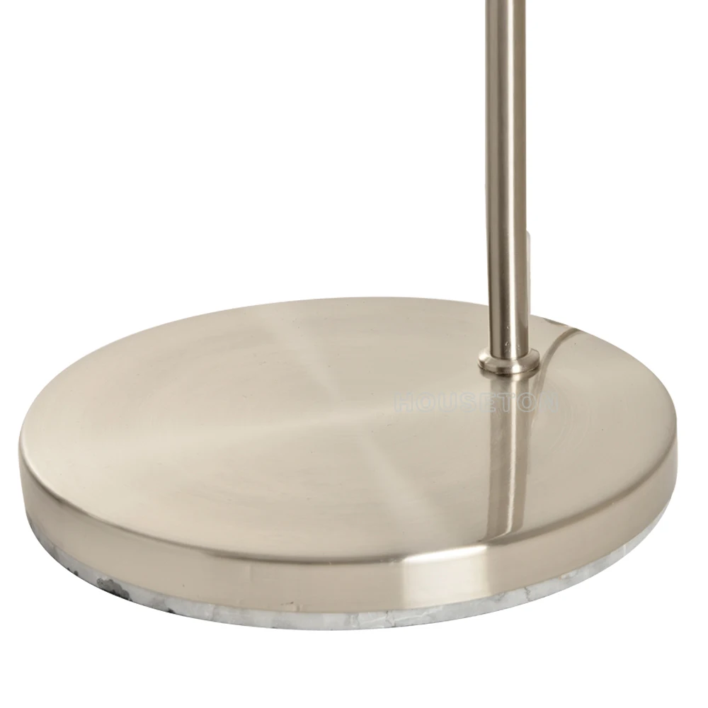Hot sale hotel metal base in the living room led design standing  arc floor  lamp