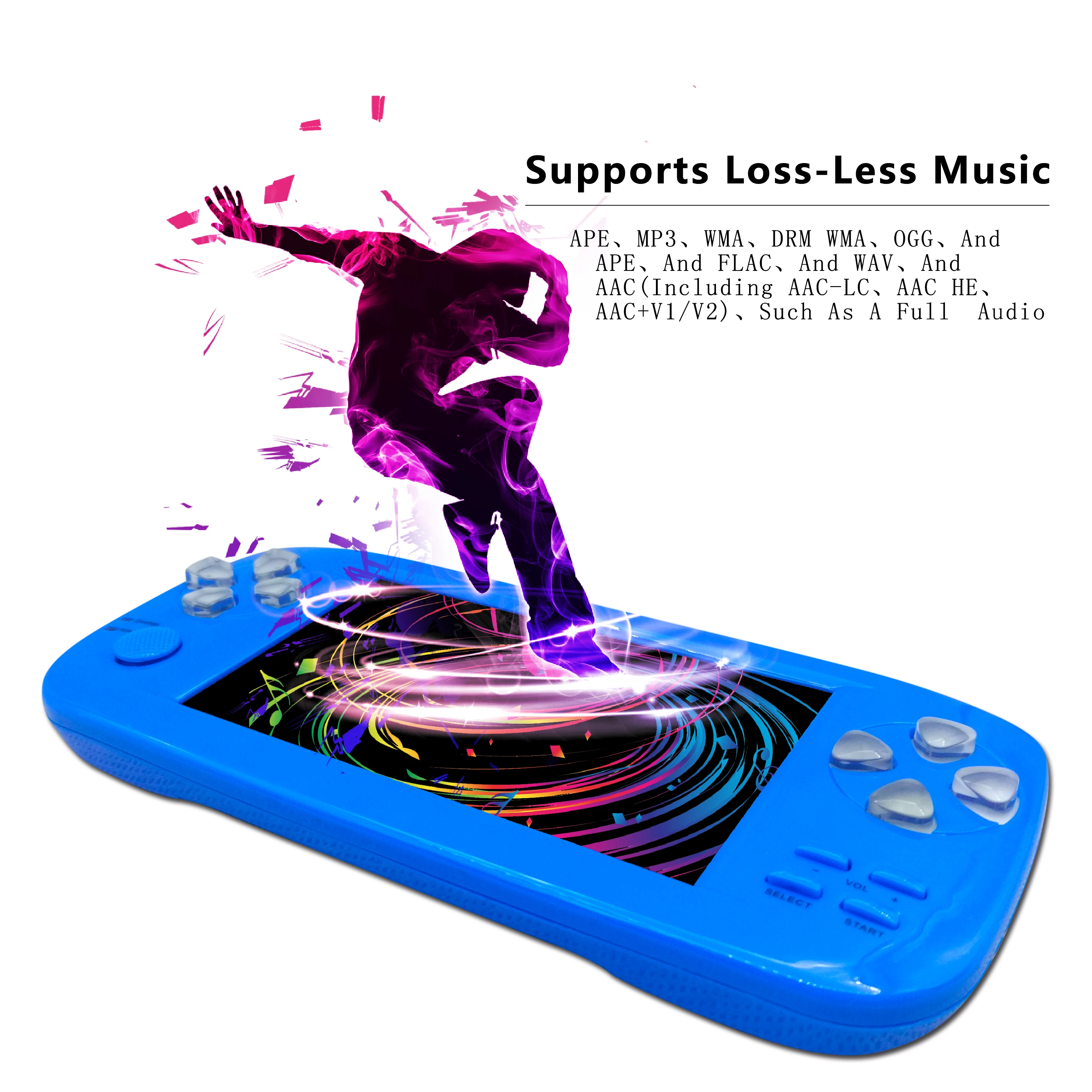 Wholesale 4.3 Inch Screen PAP-KIII Retro 64 Bit Game Console with 3000 Built-in Games PAP-K3