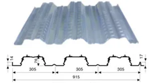 844mm Width Floor Steel Metal Deck Roll Forming Machine line for Sales