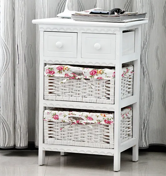 
Wholesale unfinished furniture wood corner cabinet European Rural brand locker Solid wood antique bedside table 