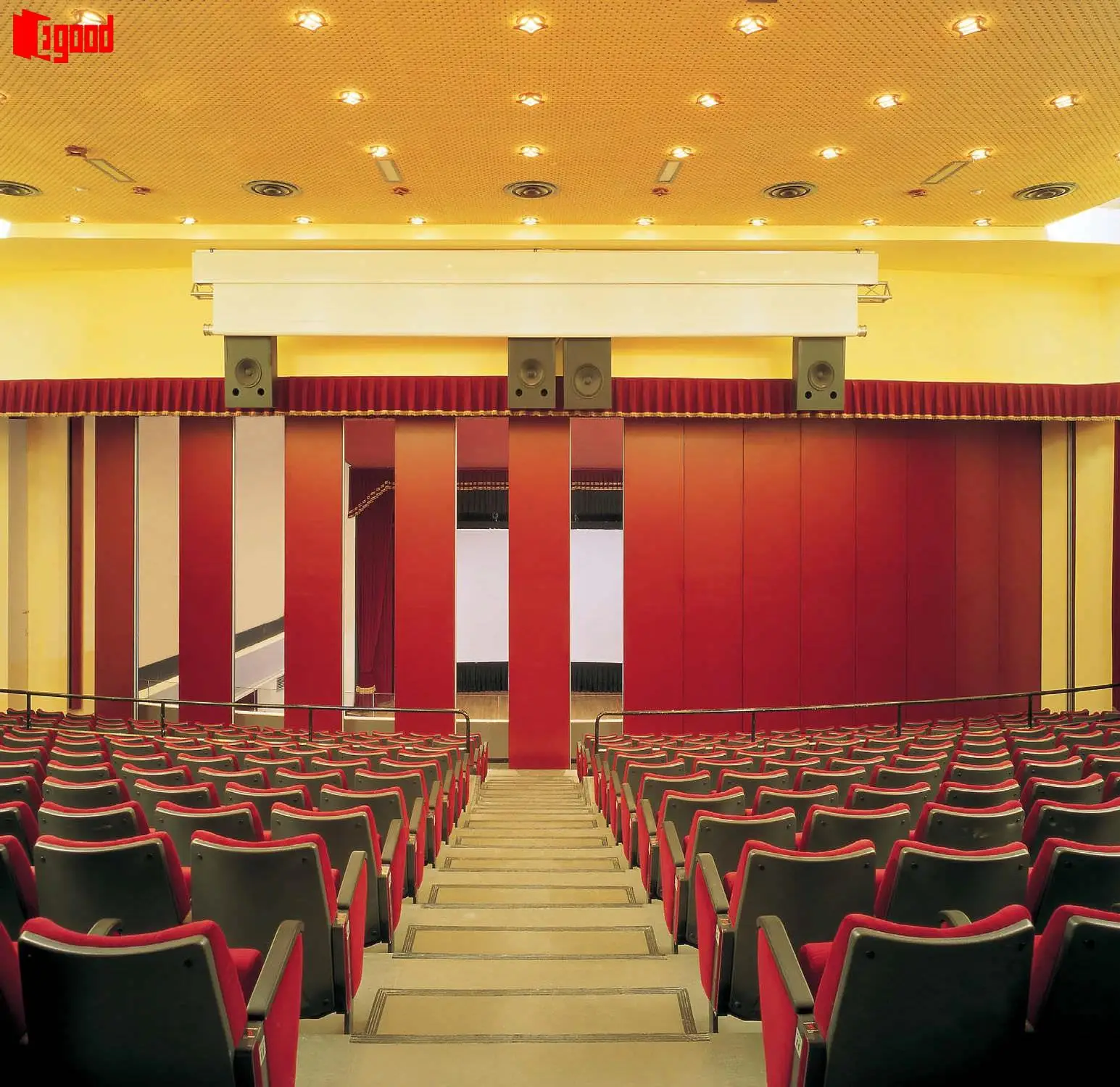 Type 80 movable partition wall retractable room divider