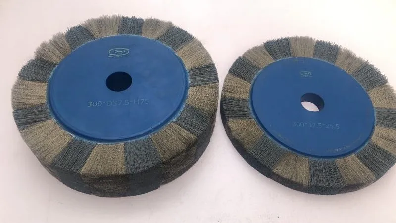 FMT  Deburring Cleaning Polishing  Circular Round  Wheel Brush for Crankshaft Polishing