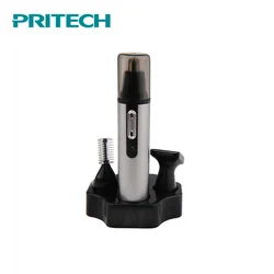 PRITECH Customized Replaceable Cutter Head Multi-Function Nose Hair Split Beard Trimmer For Men