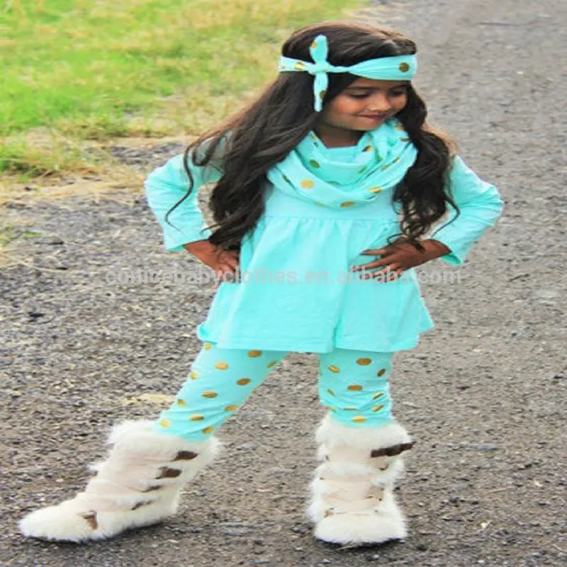 
wholesale western children mouse embroidered girls boutique clothing 