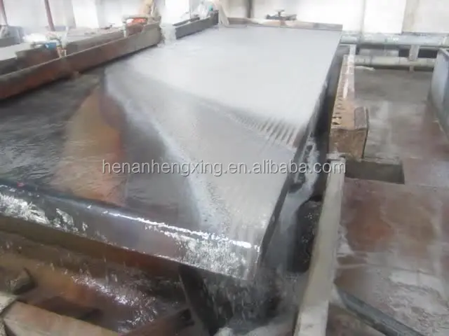Mineral processing gold shaking table price