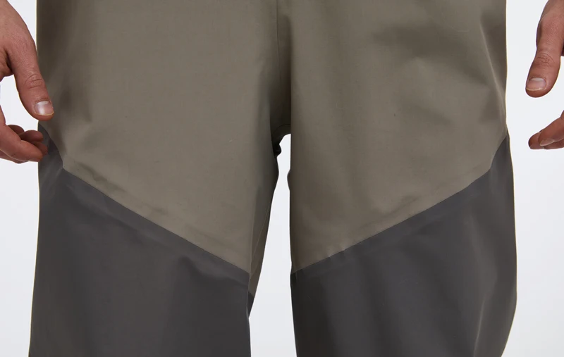 Мужская 5 слоев 3 слоя груди Камуфляж дышащий нейлон pvc Охота прорезиненный комбинезон с сапогами для рыбалки