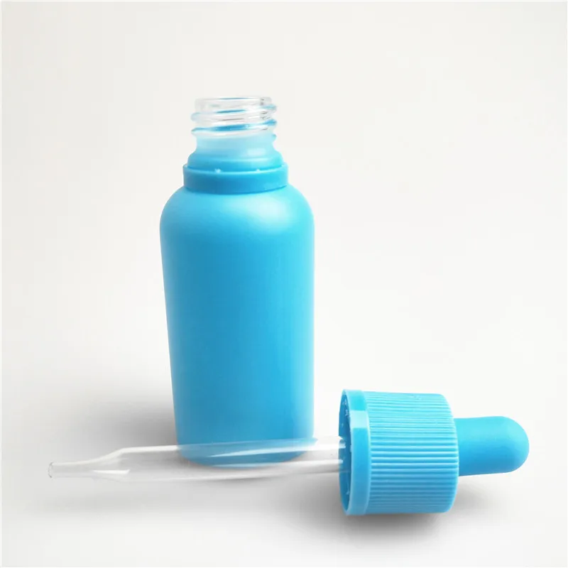 Pet Plastic cap glass beauty water dropper e cosmetic bottle container juice packing for CBD