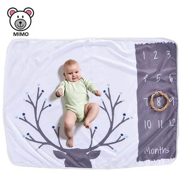 Одеяло для новорожденных детей из 100% органического хлопка, одеяло для фотосъемки, недорогое супермягкое флисовое детское одеяло Minky