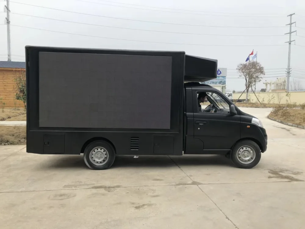 
Gasoline Type ,FOTON Light LED truck ,two sides P6 Full Color LED screen 