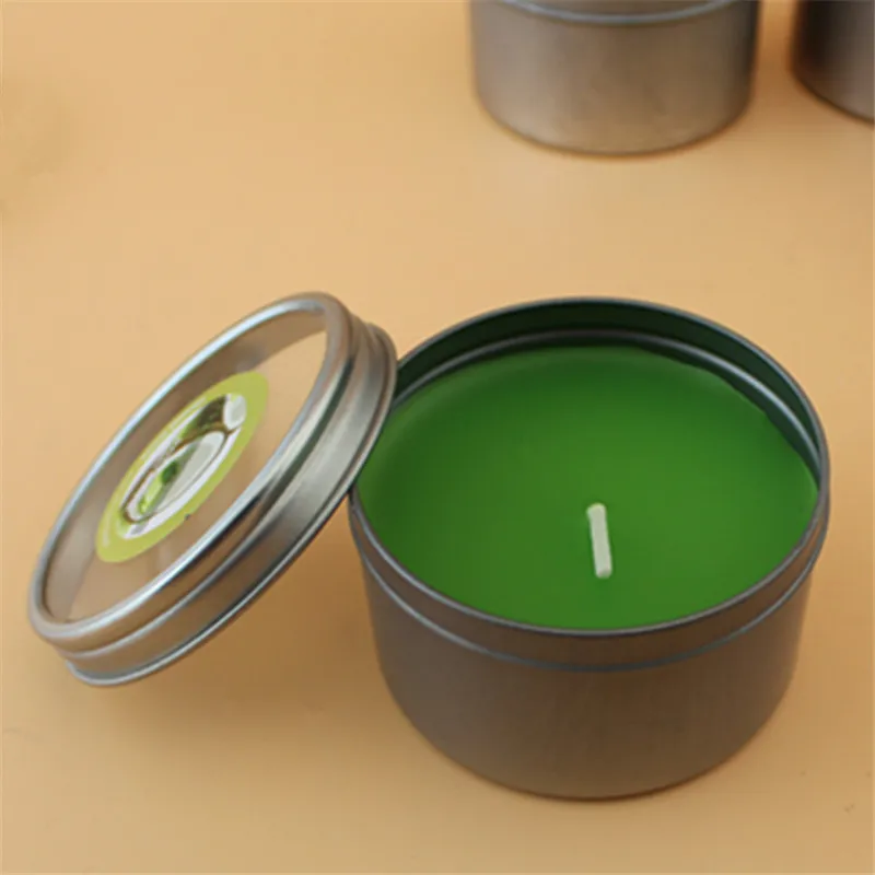 
Wholesale decorative candle tins with fireworks in luxury containers 