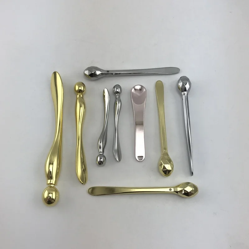 Metal Spoons  Cosmetic Spatula for Facial  Face Cream Mixing