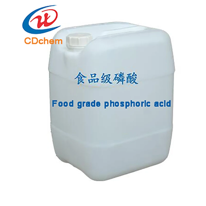 manufacturer supply phosphoric acid food grade 75%min 85%min