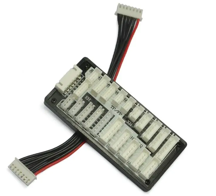 HTRC Multi Charge Balance Board Charger Balance Adapter Board 2-6s EH XH TP/FP HP/PQ with 7 pin JST XH Cable Leads
