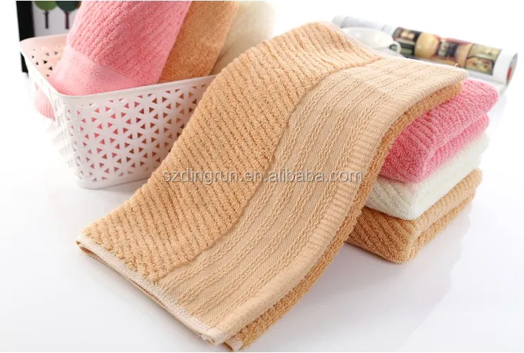 Alibaba China Factory 100% Cotton Luxury Hotel Towel Solid Color Towels High Quality