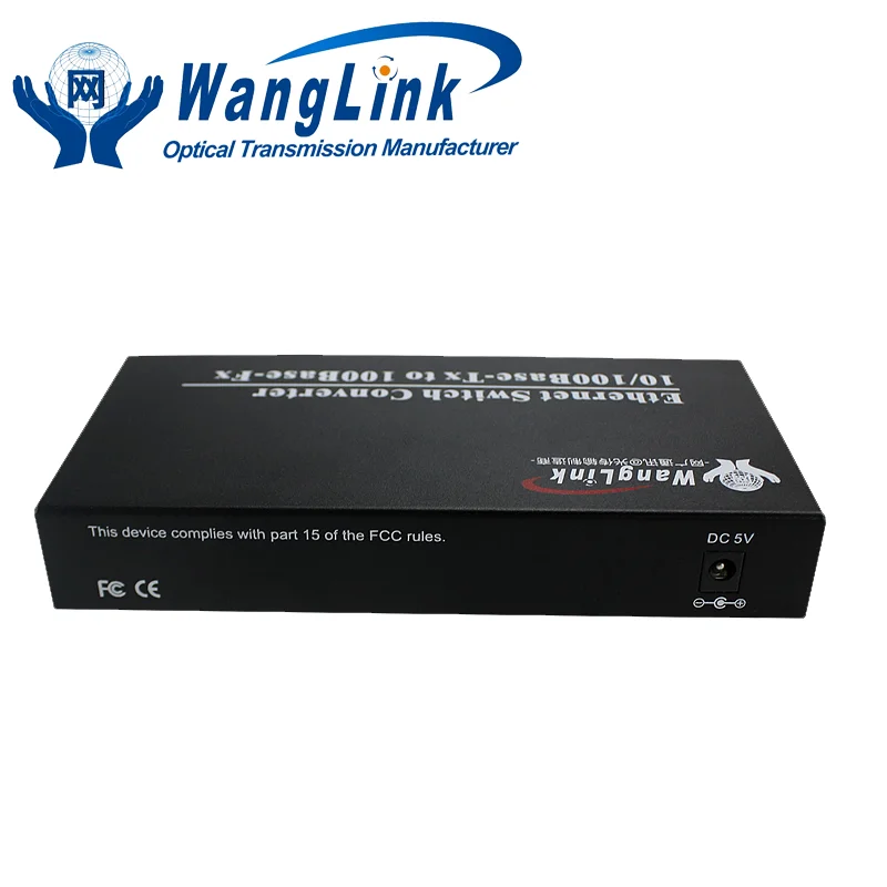 Высокое качество 4 оптический порт 1 RJ45 ports 10/100/1000 м волоконно-оптические Media Converter