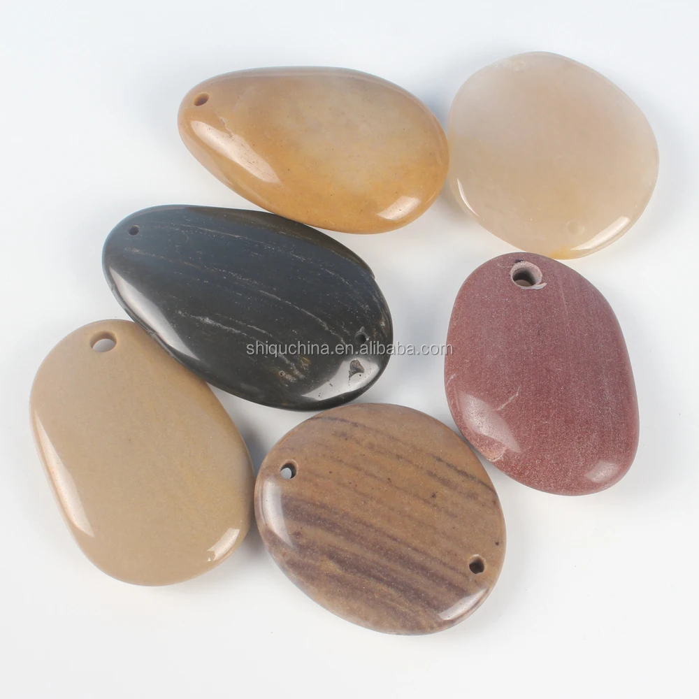
super high polished natural river stone with drill hole engraved stones &nbsp; high polished natural river stone &nbsp;