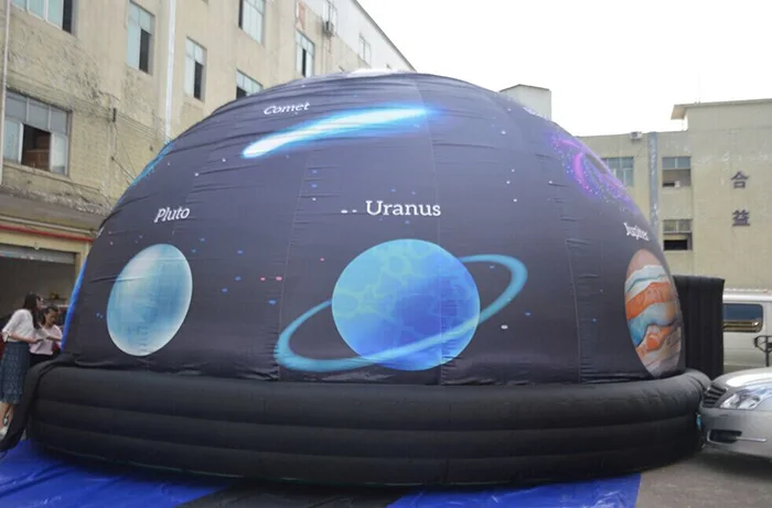 Good price inflatable planetarium tent dome with printing