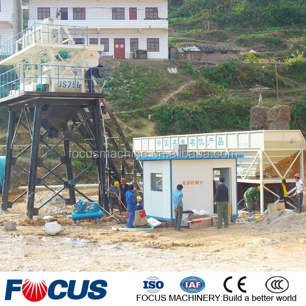 
35m3/h mini concrete batching plant for sale 
