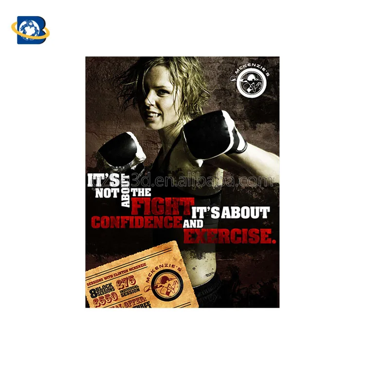 
good quality custom 3d a1 large boxing cool wall poster 