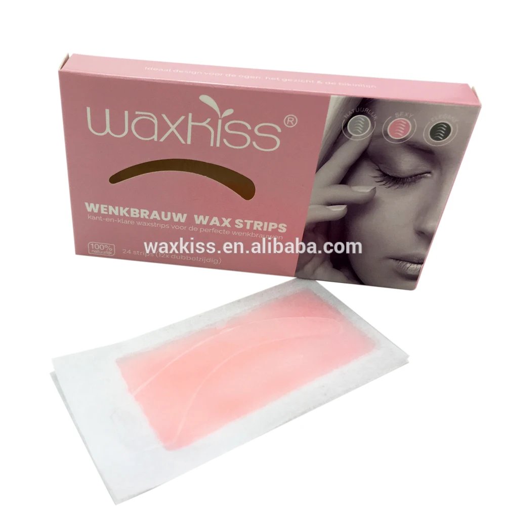 Waxkiss новые готовые к использованию восковые полоски для удаления волос (в форме дуги) для удаления волос бровей