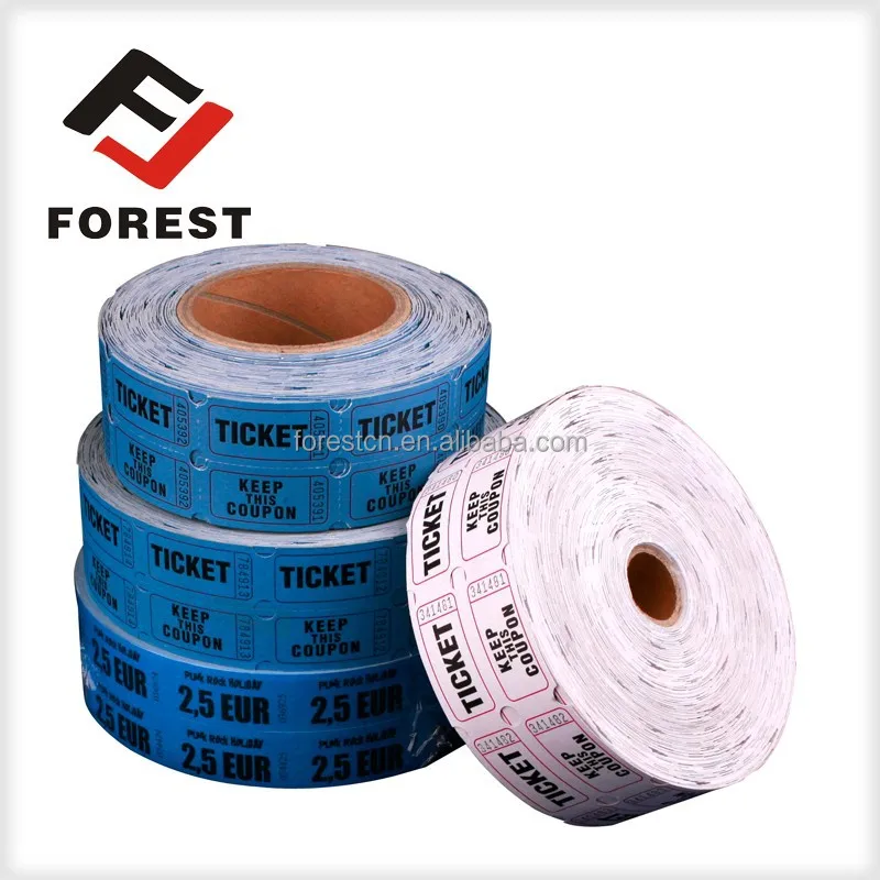 
Printing Raffle Ticket Roll Scraper Ticket OEM Accepted Customized Offset Printing Paper & Paperboard 10 Rolls Free for Stock FL 