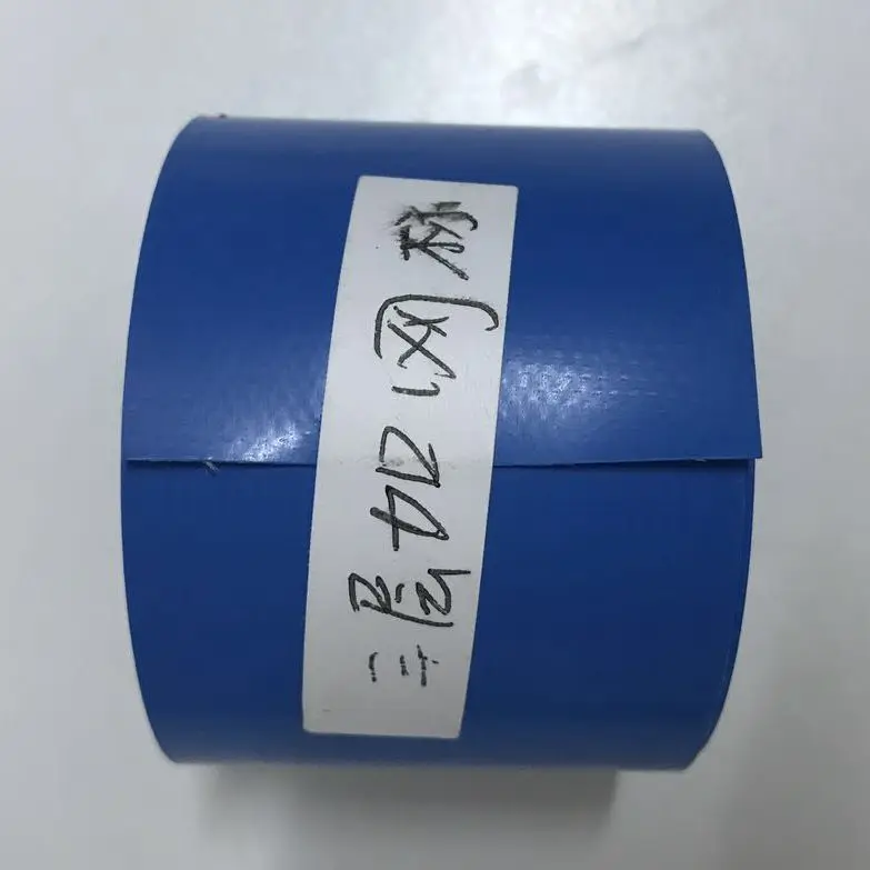 Синяя этикетка из ПВХ 45 мм/подъемная плоская ленточная этикетка и этикетка с храповым ремешком