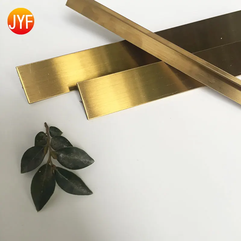ZZ2912 Reasonable Price Stainless Steel T Shaped Interior Ceiling Decoration Metal Tile Trim