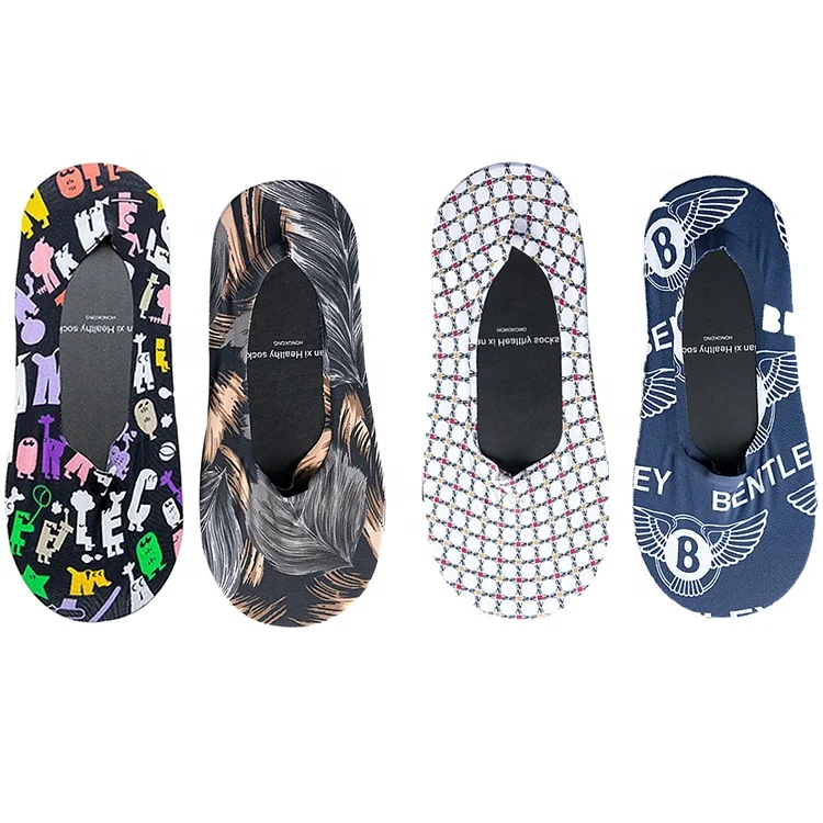 
Best Sales Non Slip Solid Color Custom Invisible No Show Socks For Men 