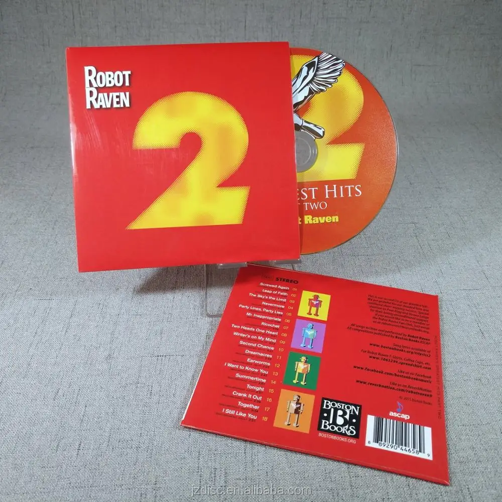 Audio CD Replication CD records offset printing packing in jacket