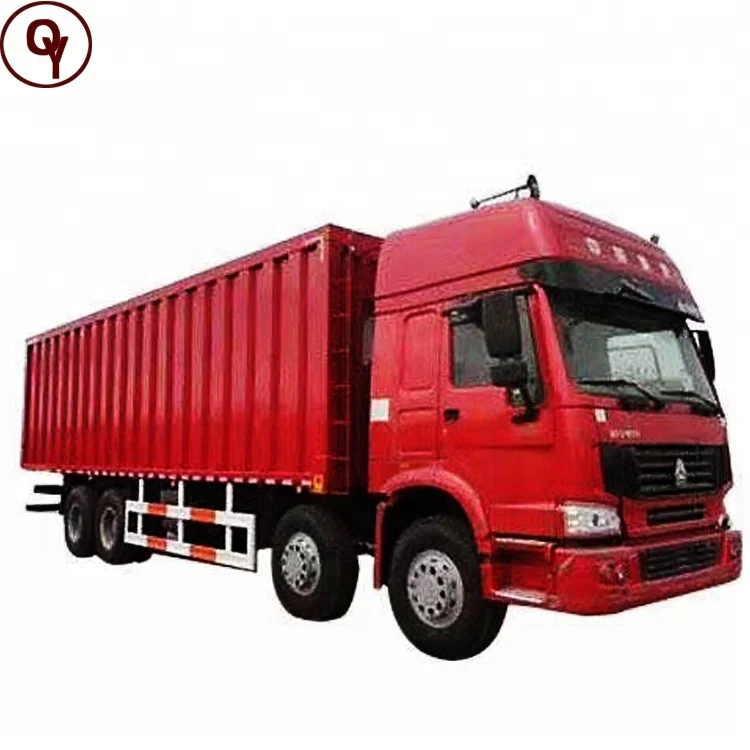 China Sinotruk Howo 8x4 Heavy Duty 40t Van Cargo Truck for Sale in
