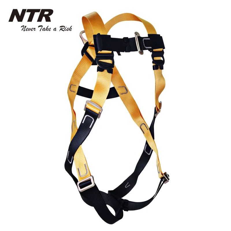 1 D Ring Fall Protection Safety Harness EN361 equipment for fall arrest working at height, NFPHBK01