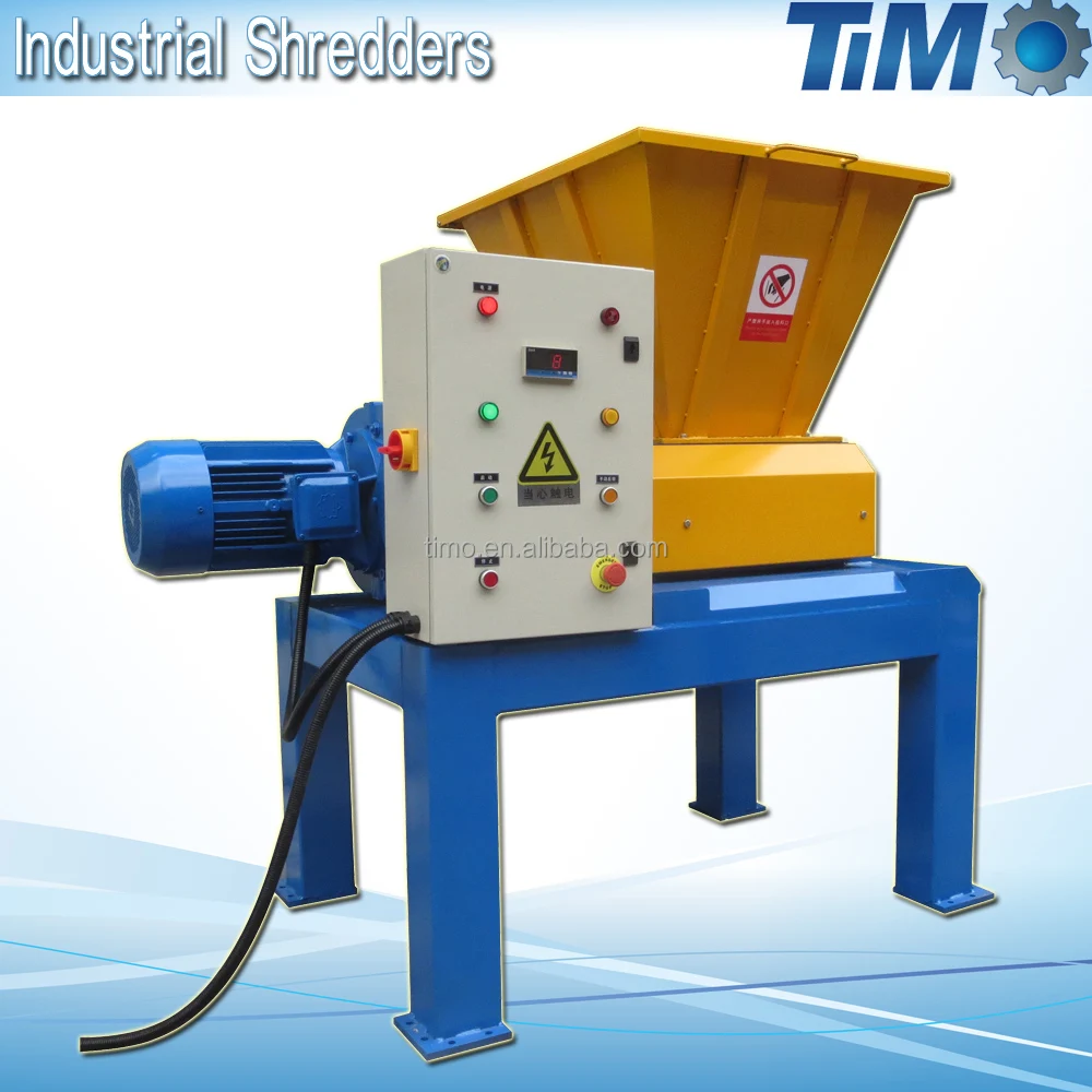 plastic barrel drum bottle industrial shredder