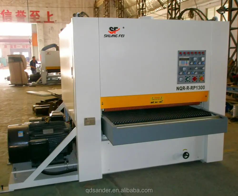 
NQR-R-RP1300 three heads woodworking sanding machine 