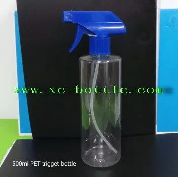500ml 800ml  1000ml HDPE plastic bottle with28mm spray gun