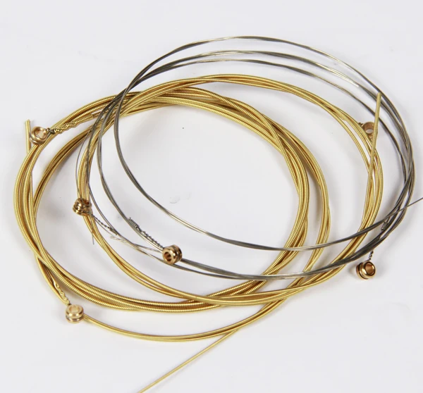 Factory bulk acoustic guitar strings