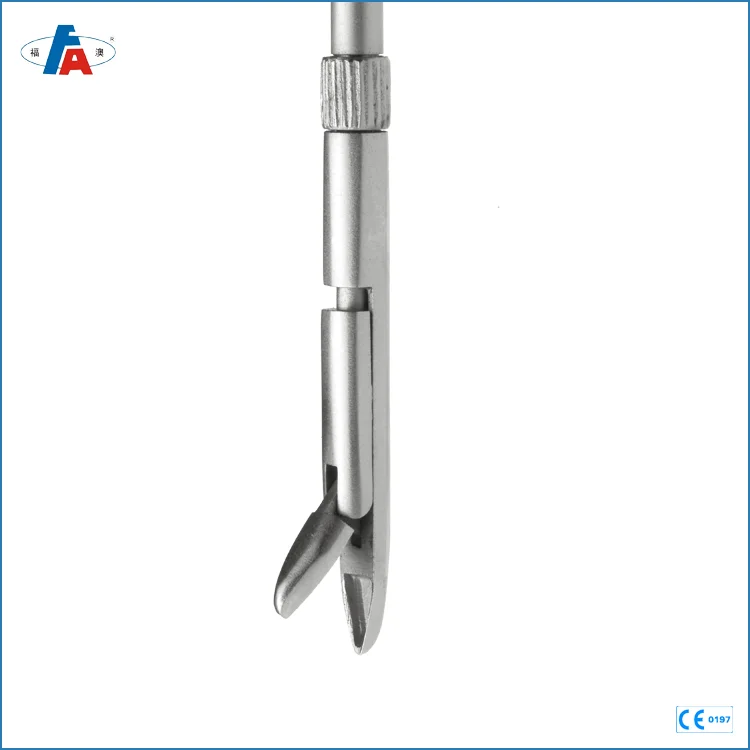 CE approved stainless steel ent endoscopic laryngeal forceps instruments for laryngoscope