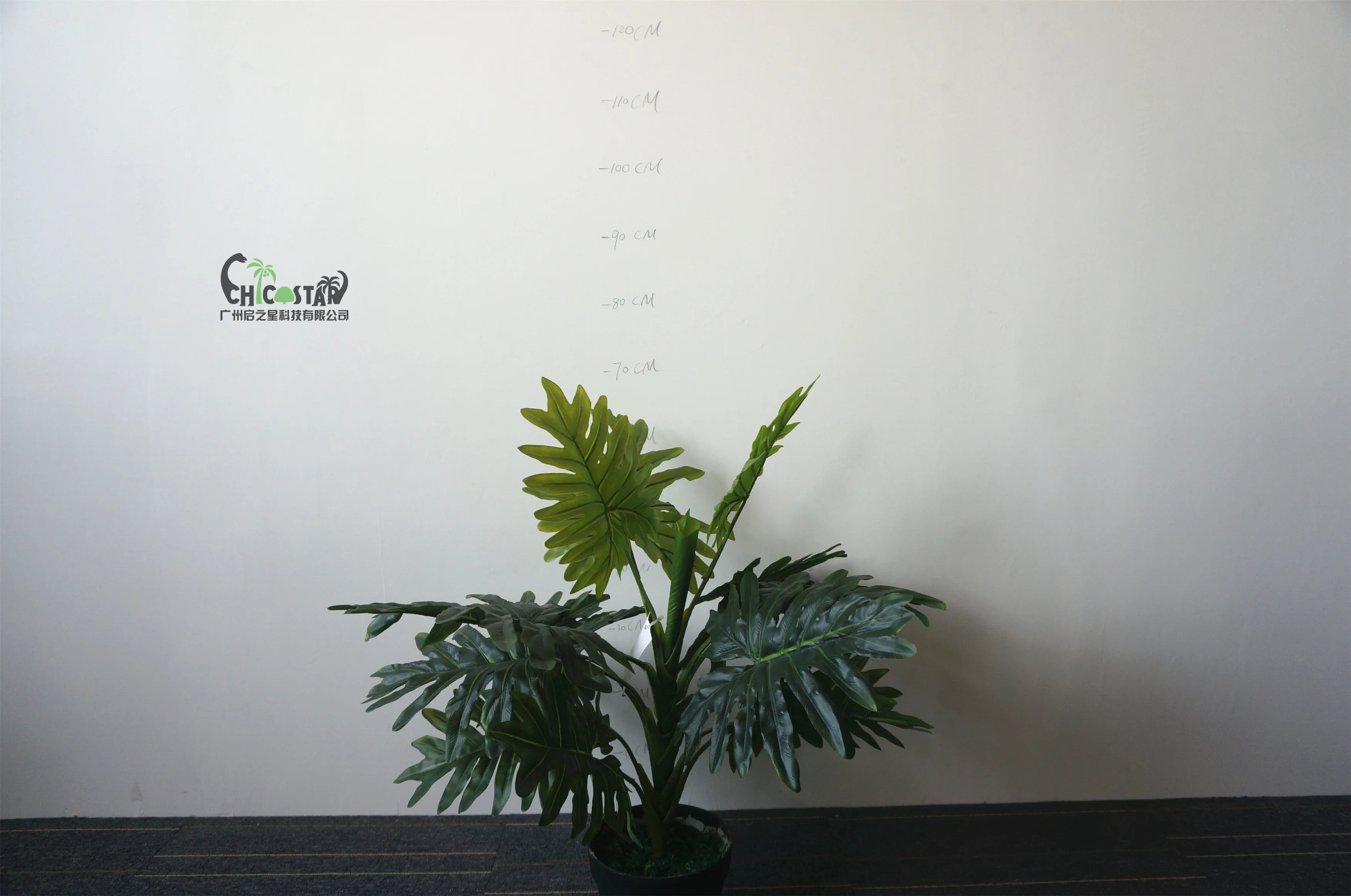 Wholesale 60cm Decorative Artificial Philodendron Plants / Indoor Cheap Small Artificial Plants for Home Decor Trees PE, Plastic