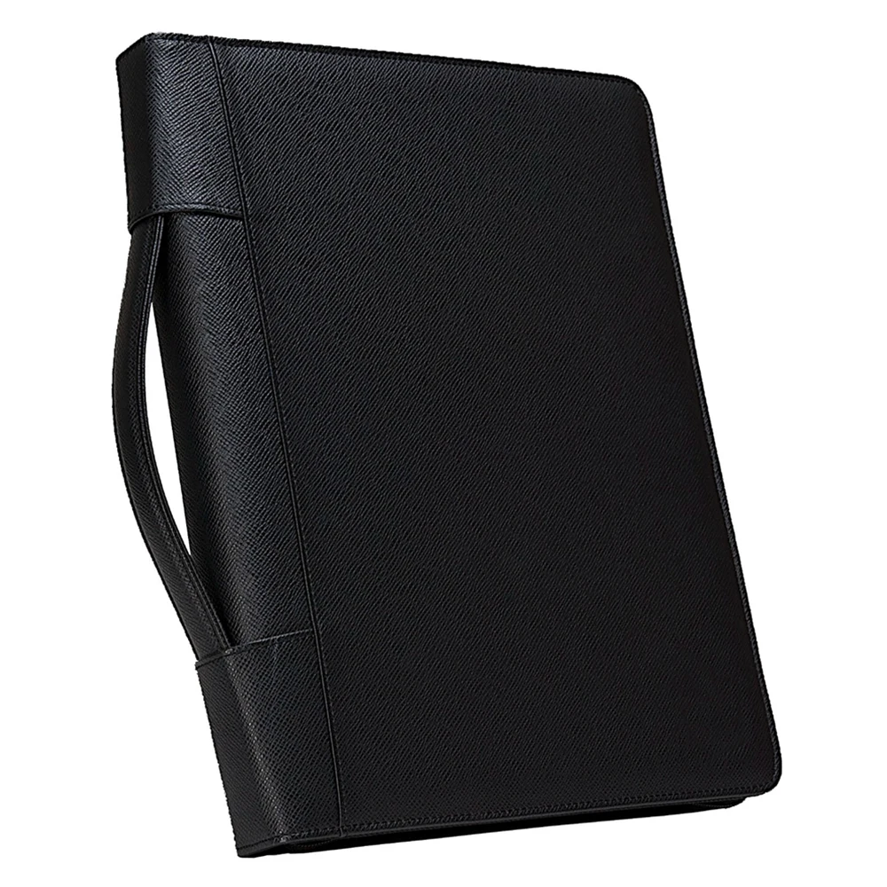 Executive Zippered Padfolio with Removable 3-Ring Binder and Letter Size Writing Pad