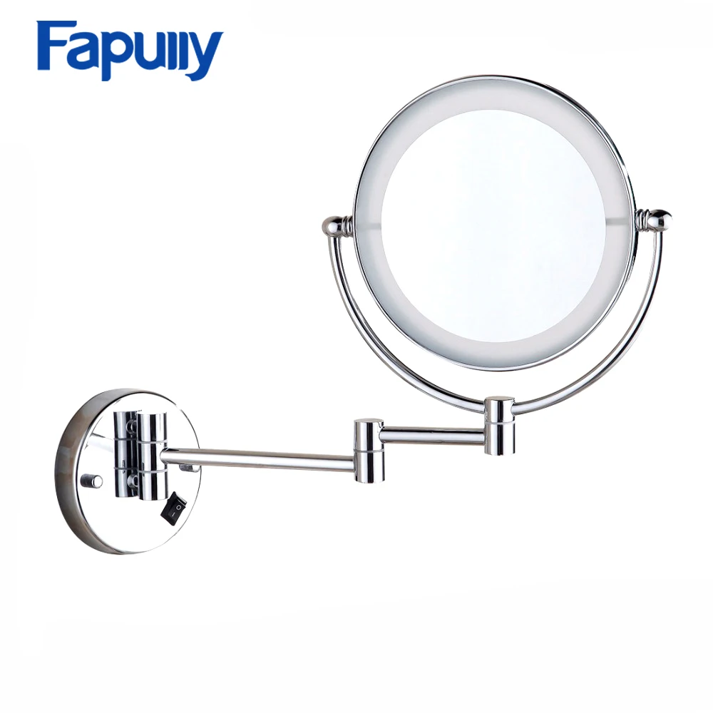 Fapully высокое качество металла светодиодный настенный макияж зеркало (1100010949807)