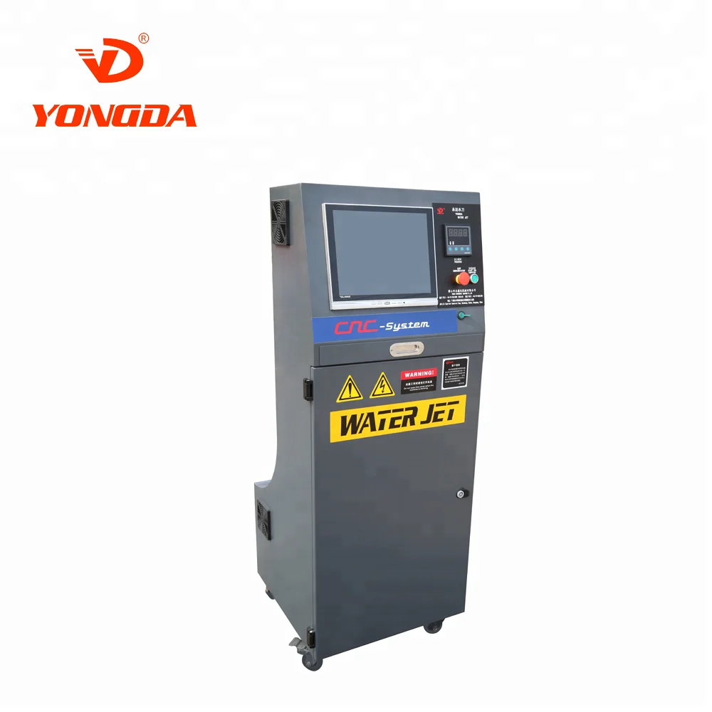 YONGDA YD4020 AC 5 Axis ceramic/porcelain/stone water jet cutting machine 45 degree angled cutting long life easy to control