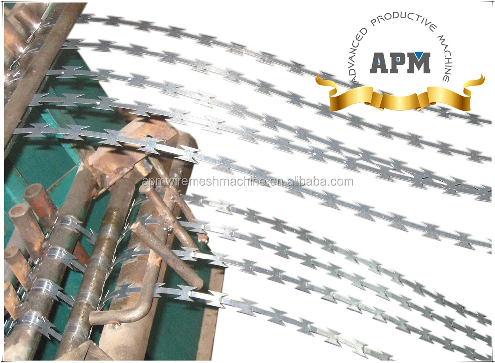 
razor wire fencing machine /razor brands mesh machine/wilkinson razor blades mesh machine concertina razor wire machine 