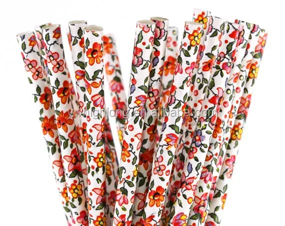 Kraft Paper Spoon Straw Milkshake Straws Drinking Paper Straw China Craft Cocktail Bar Accessories Accept Customized Logo